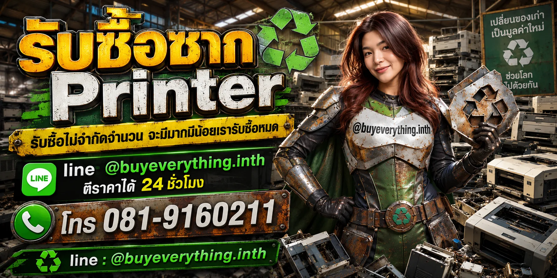 รับซื้อซาก Printer รับซื้อไม่จำกัดจำนวน มีมากมีน้อยรับซื้อหมด