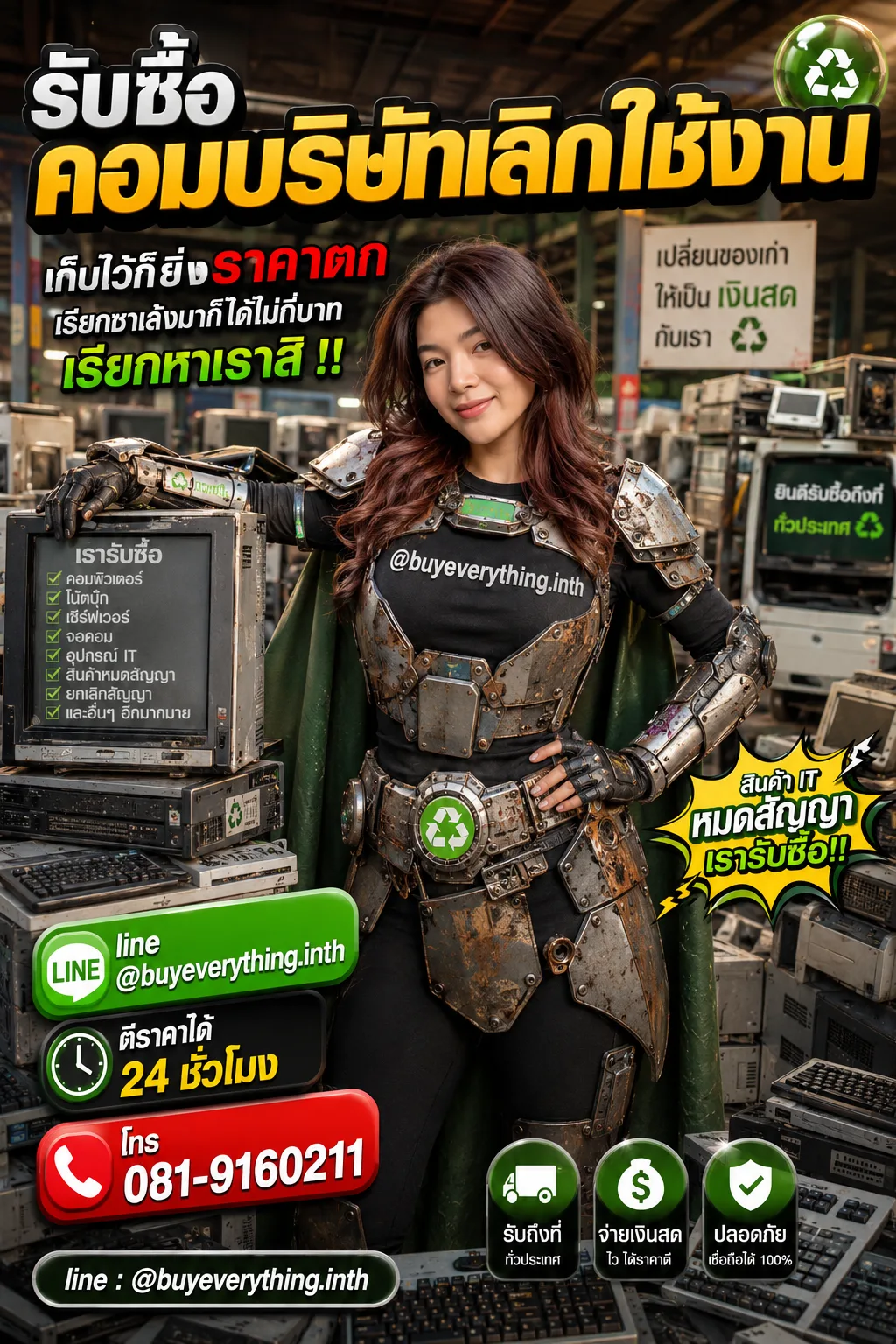 รับซื้อคอมบริษัทเลิกใช้งาน เก็บไว้ราคาตก เรียกเราเปลี่ยนเป็นเงิน