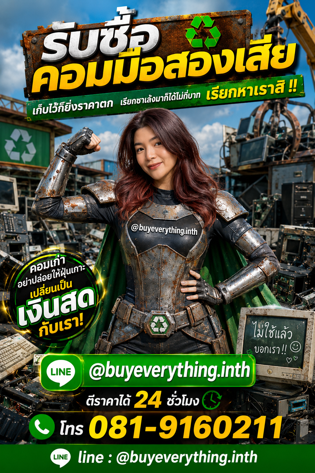 รับซื้อคอมมือสองเสีย เก็บไว้ราคาตก เรียกเราเปลี่ยนเป็นเงิน