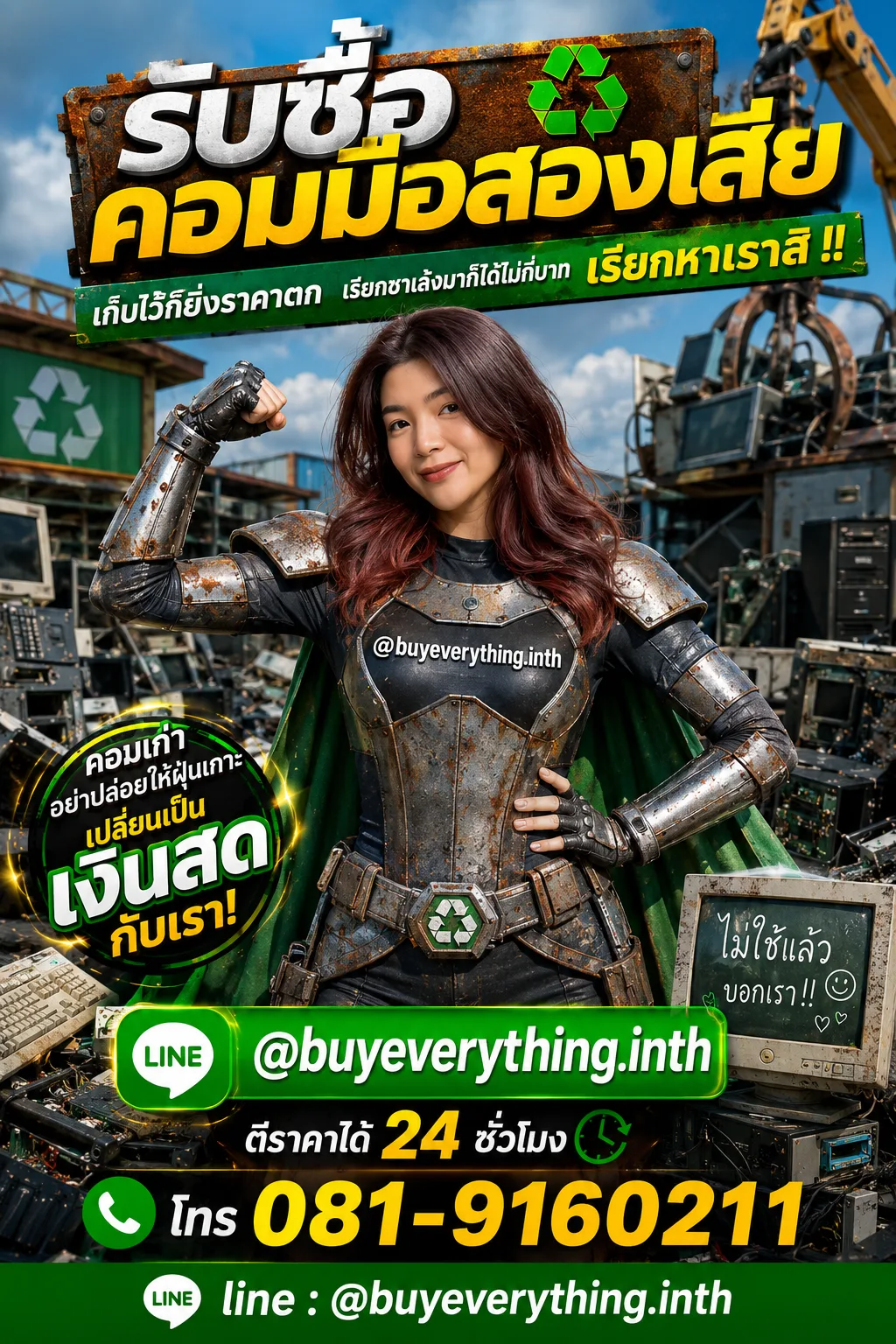 รับซื้อคอมมือสองเสีย เก็บไว้ราคาตก เรียกเราเปลี่ยนเป็นเงิน