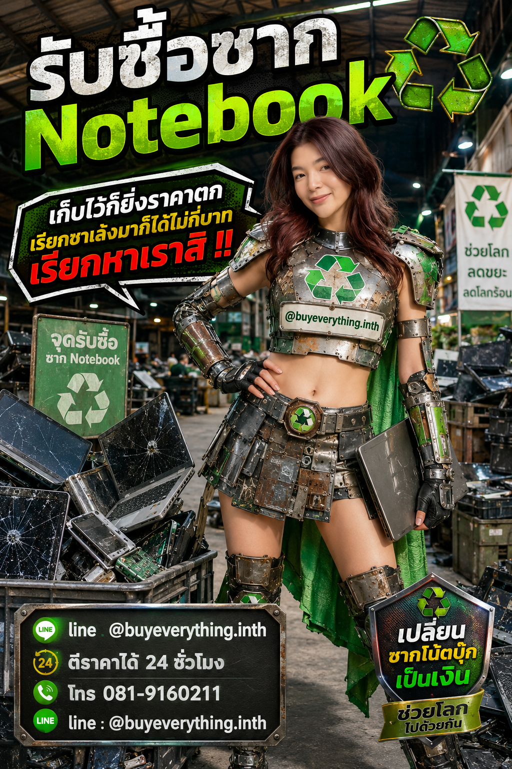 รับซื้อซากคอมพิวเตอร์ เก็บไว้ราคาตก เรียกเราเปลี่ยนเป็นเงิน