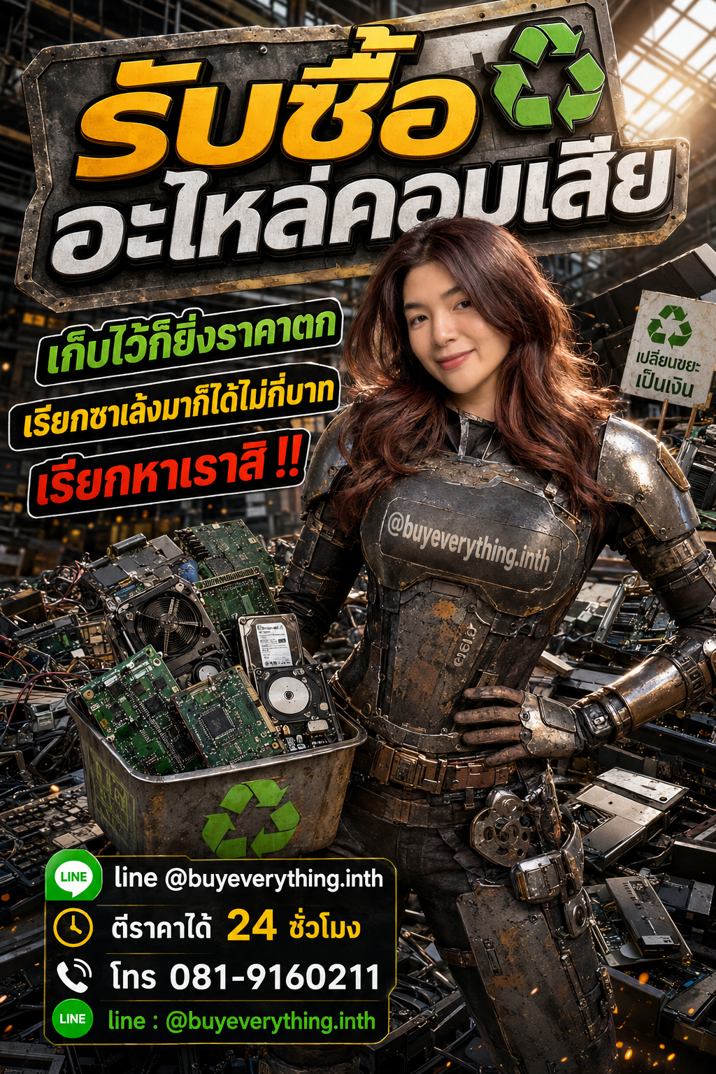 รับซื้ออะไหล่คอมเสีย เก็บไว้ราคาตก เรียกเราเปลี่ยนเป็นเงิน